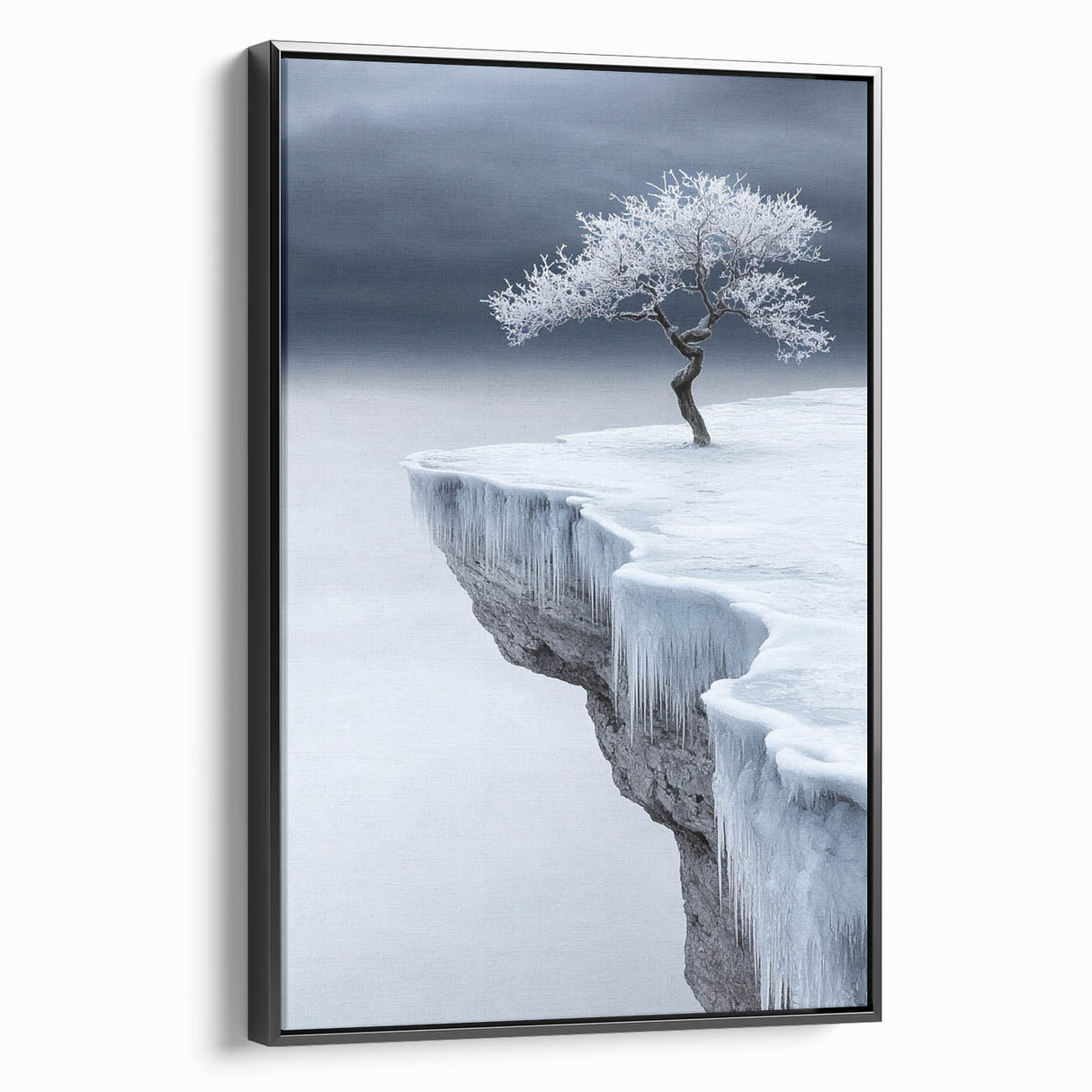 Frozen Serenity – Fine Art Photography of an Icy Cliff