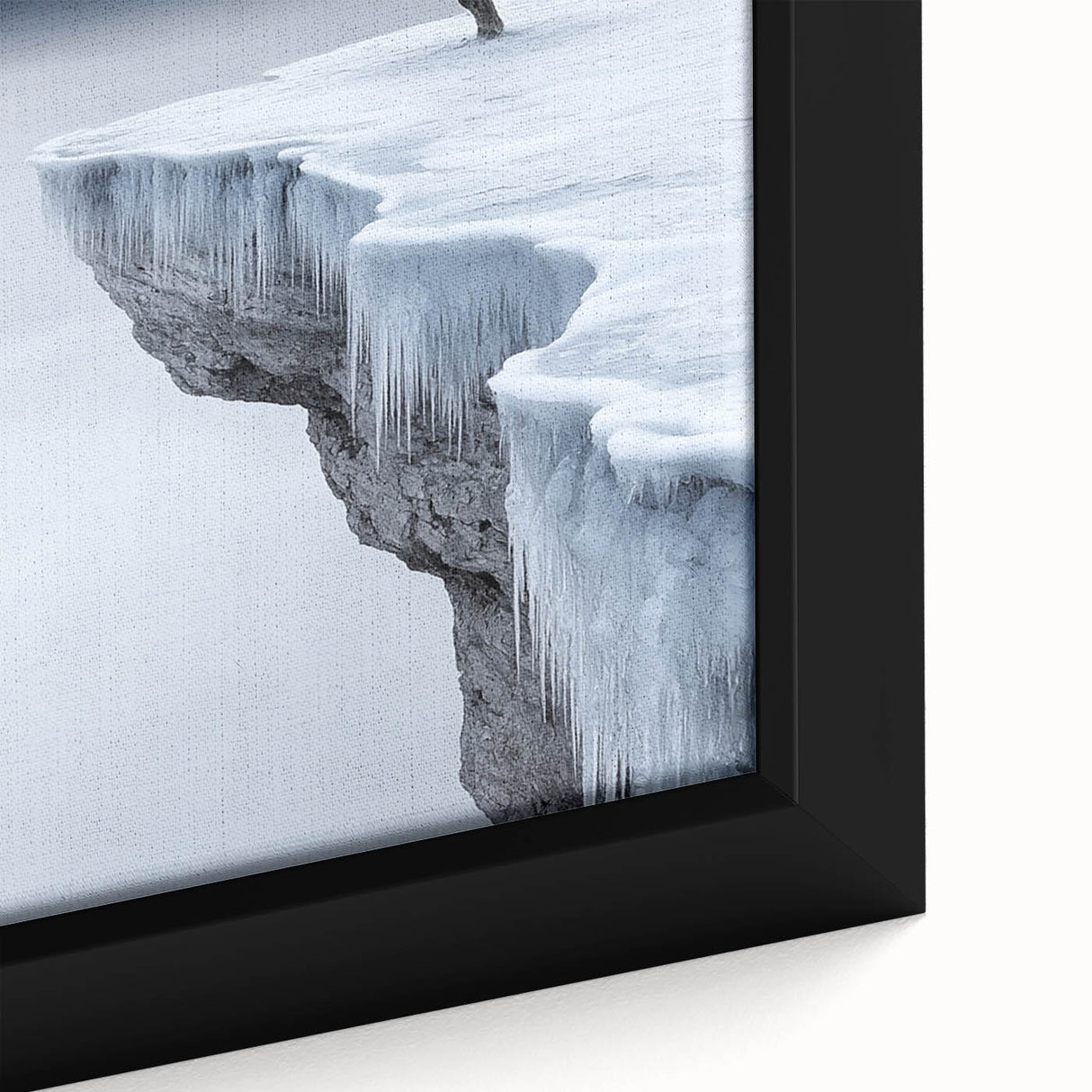 Frozen Serenity – Fine Art Photography of an Icy Cliff