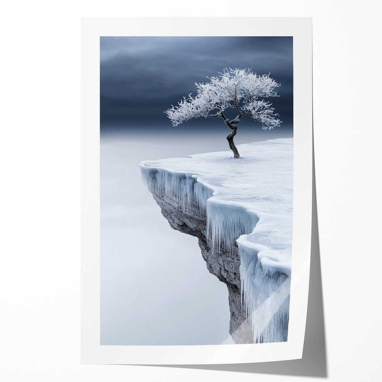Frozen Serenity – Fine Art Photography of an Icy Cliff