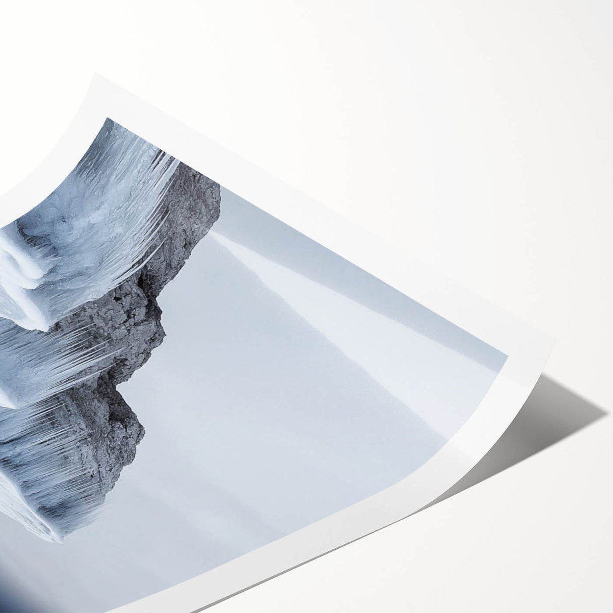 Frozen Serenity – Fine Art Photography of an Icy Cliff