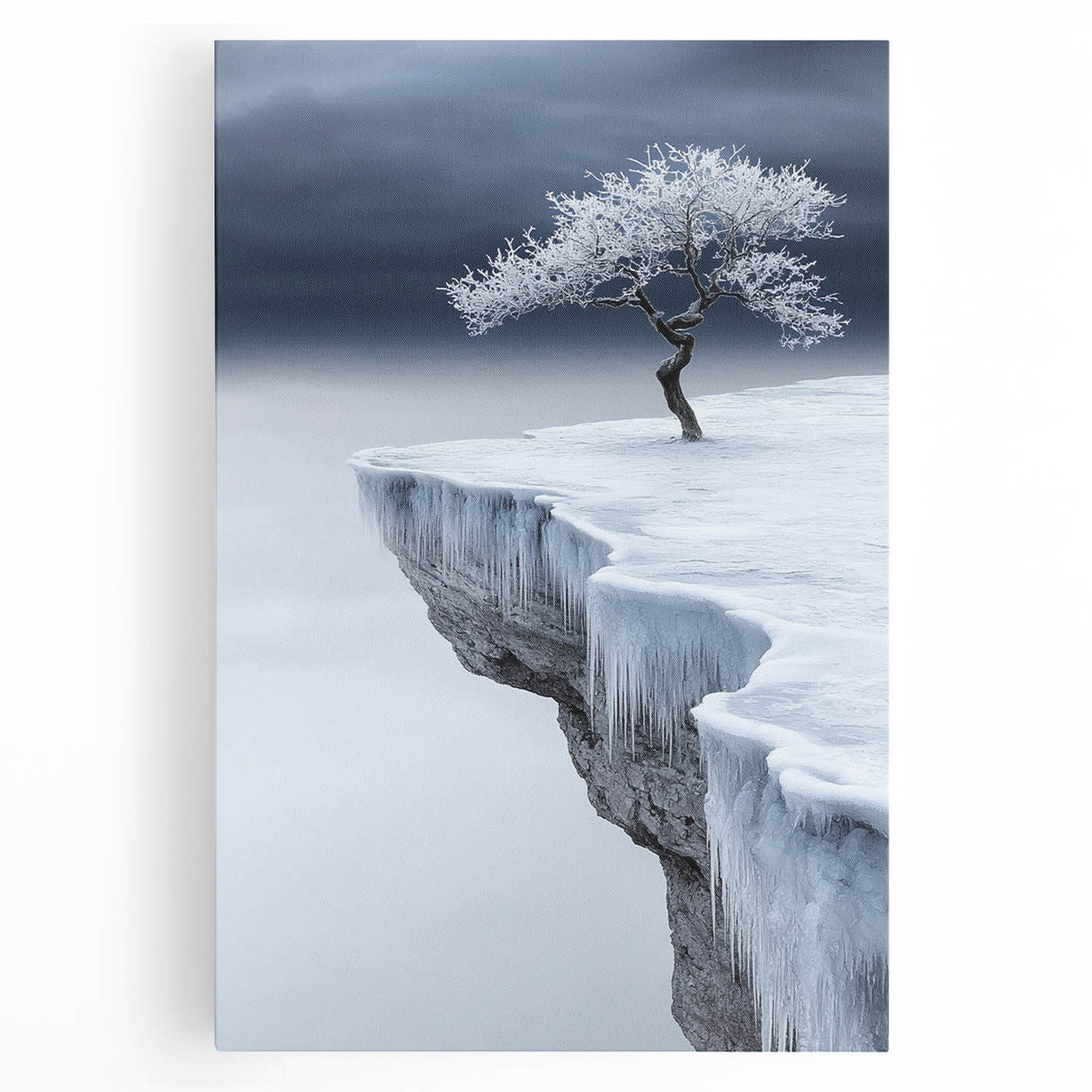 Frozen Serenity – Fine Art Photography of an Icy Cliff