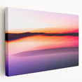 Minimalist Coastal Landscape Art – Blurred Sunset Over Water