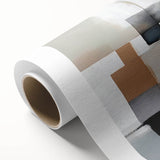 Modern Art Prints - Beige and Gray Geometric Abstract Canvas