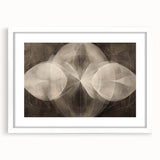 Modern Geometric Black and White Abstract Wall Art - Elegant Canvas
