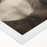 Modern Geometric Black and White Abstract Wall Art - Elegant Canvas