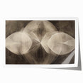 Modern Geometric Black and White Abstract Wall Art - Elegant Canvas