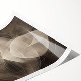 Modern Geometric Black and White Abstract Wall Art - Elegant Canvas