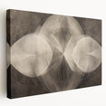 Modern Geometric Black and White Abstract Wall Art - Elegant Canvas