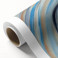 Sweeping Motion Blues – Modern Abstract Canvas Prints in Earth Tones