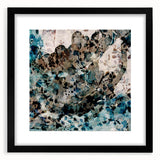 Earthen Harmony Abstracts – Teal and Beige Modern Abstract Wall Art