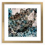 Earthen Harmony Abstracts – Teal and Beige Modern Abstract Wall Art