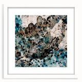 Earthen Harmony Abstracts – Teal and Beige Modern Abstract Wall Art