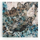 Earthen Harmony Abstracts – Teal and Beige Modern Abstract Wall Art