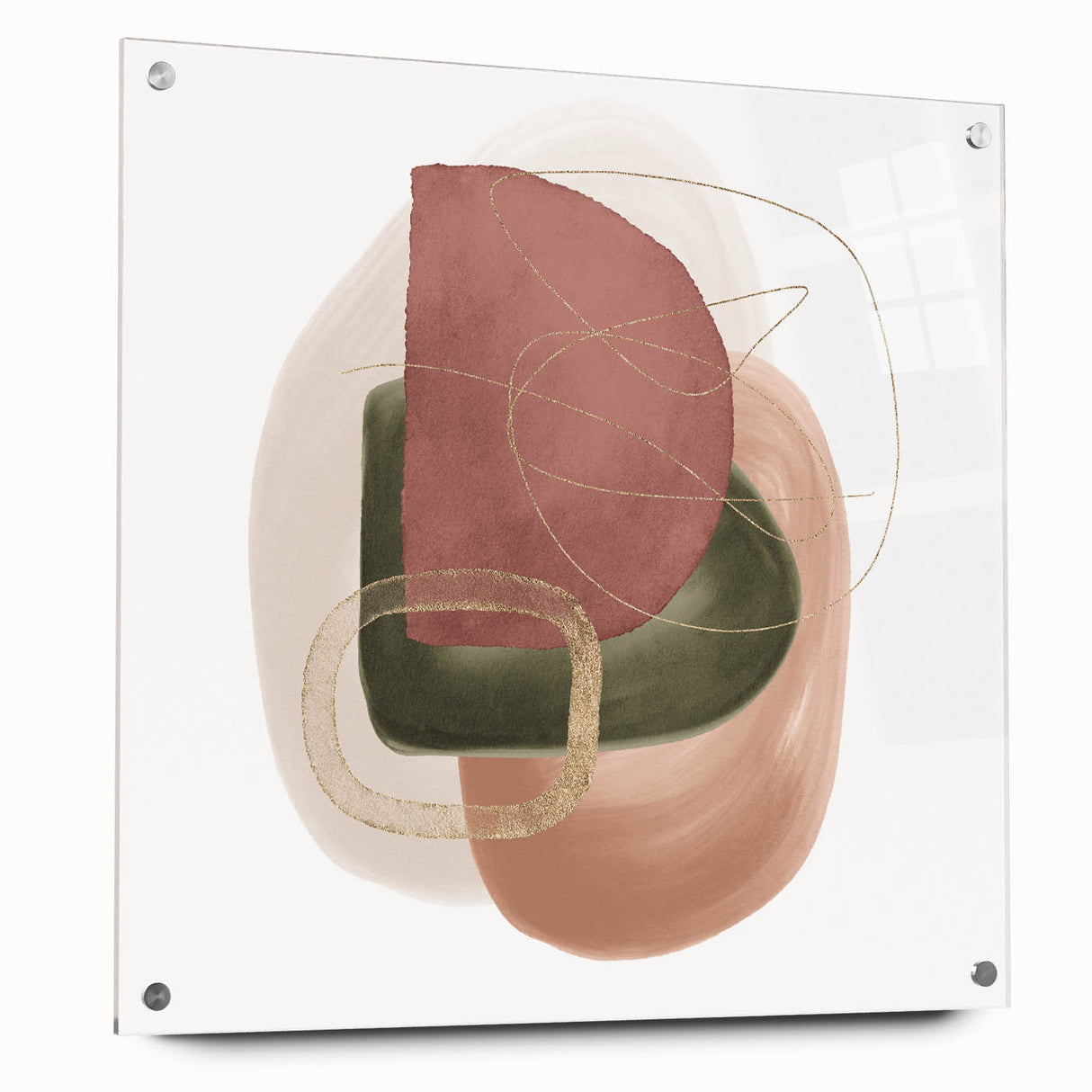Geometric Minimalist Abstract Wall Art – Modern Geometric Decor