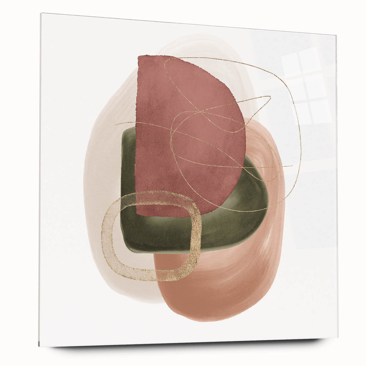 Geometric Minimalist Abstract Wall Art – Modern Geometric Decor