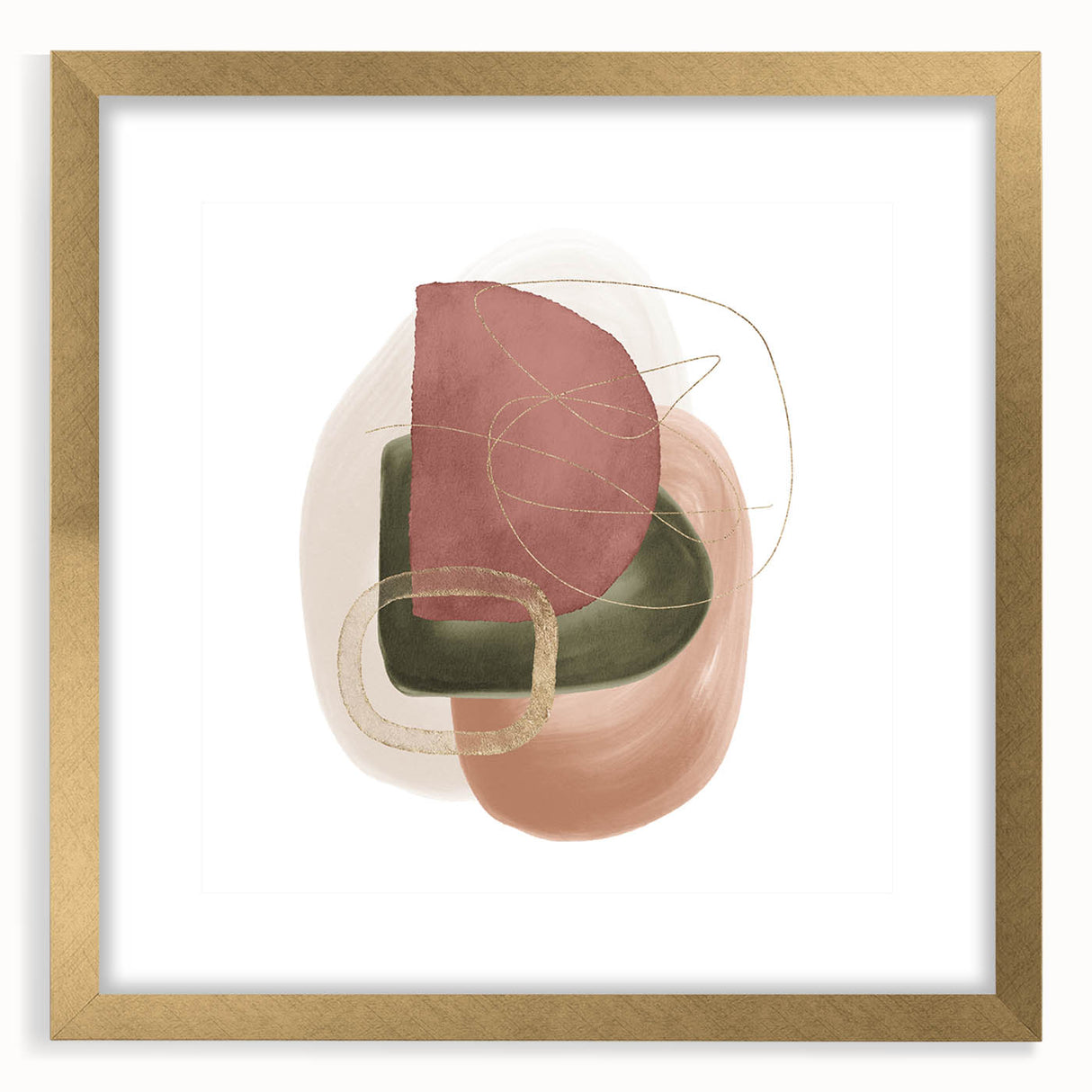 Geometric Minimalist Abstract Wall Art – Modern Geometric Decor