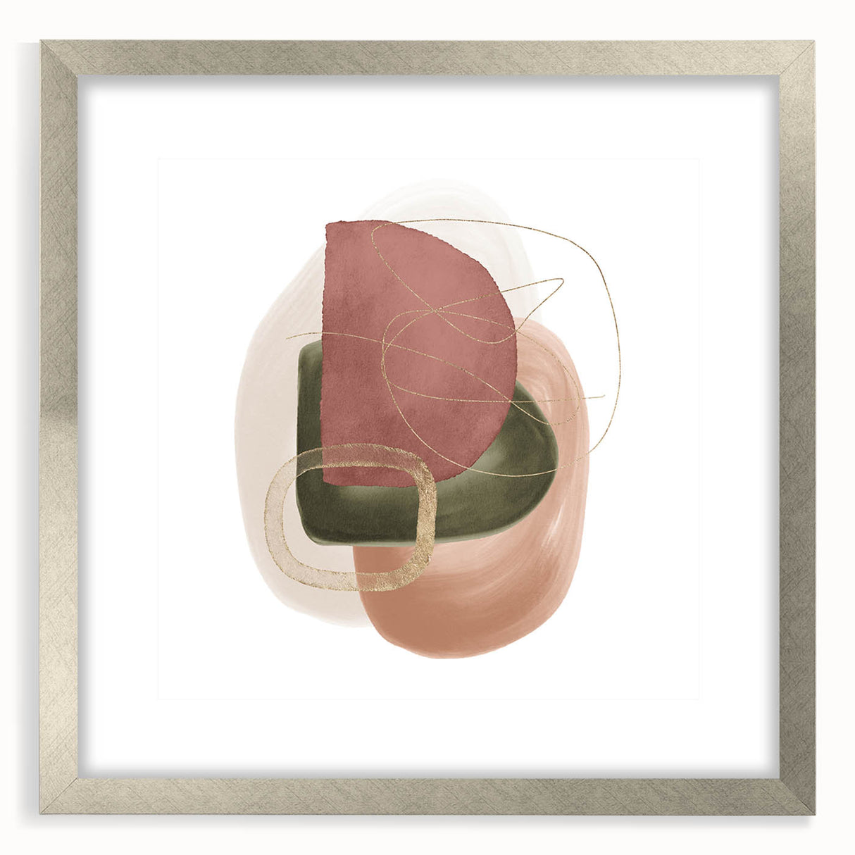 Geometric Minimalist Abstract Wall Art – Modern Geometric Decor