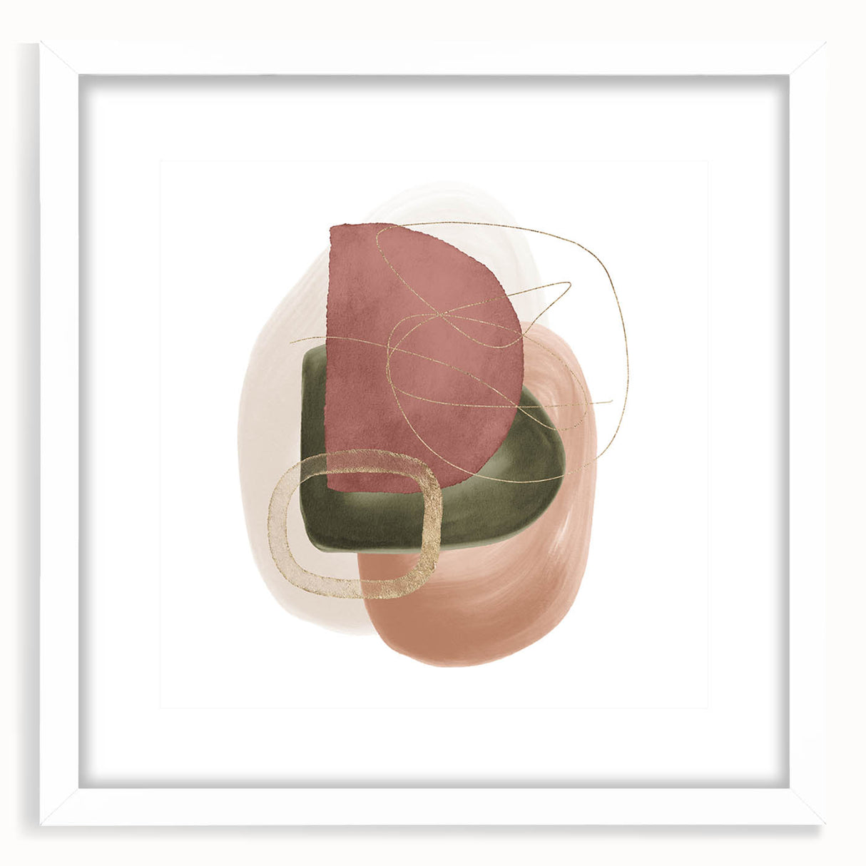 Geometric Minimalist Abstract Wall Art – Modern Geometric Decor