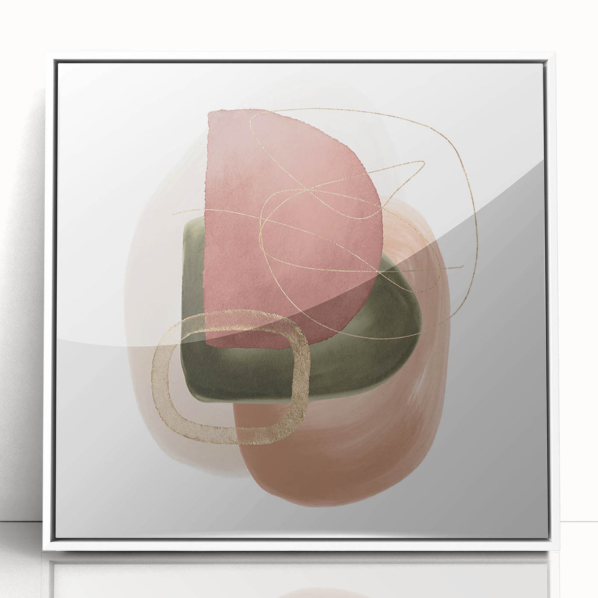 Geometric Minimalist Abstract Wall Art – Modern Geometric Decor