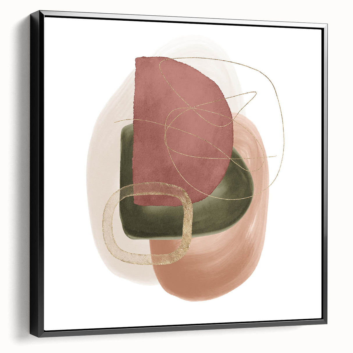 Geometric Minimalist Abstract Wall Art – Modern Geometric Decor