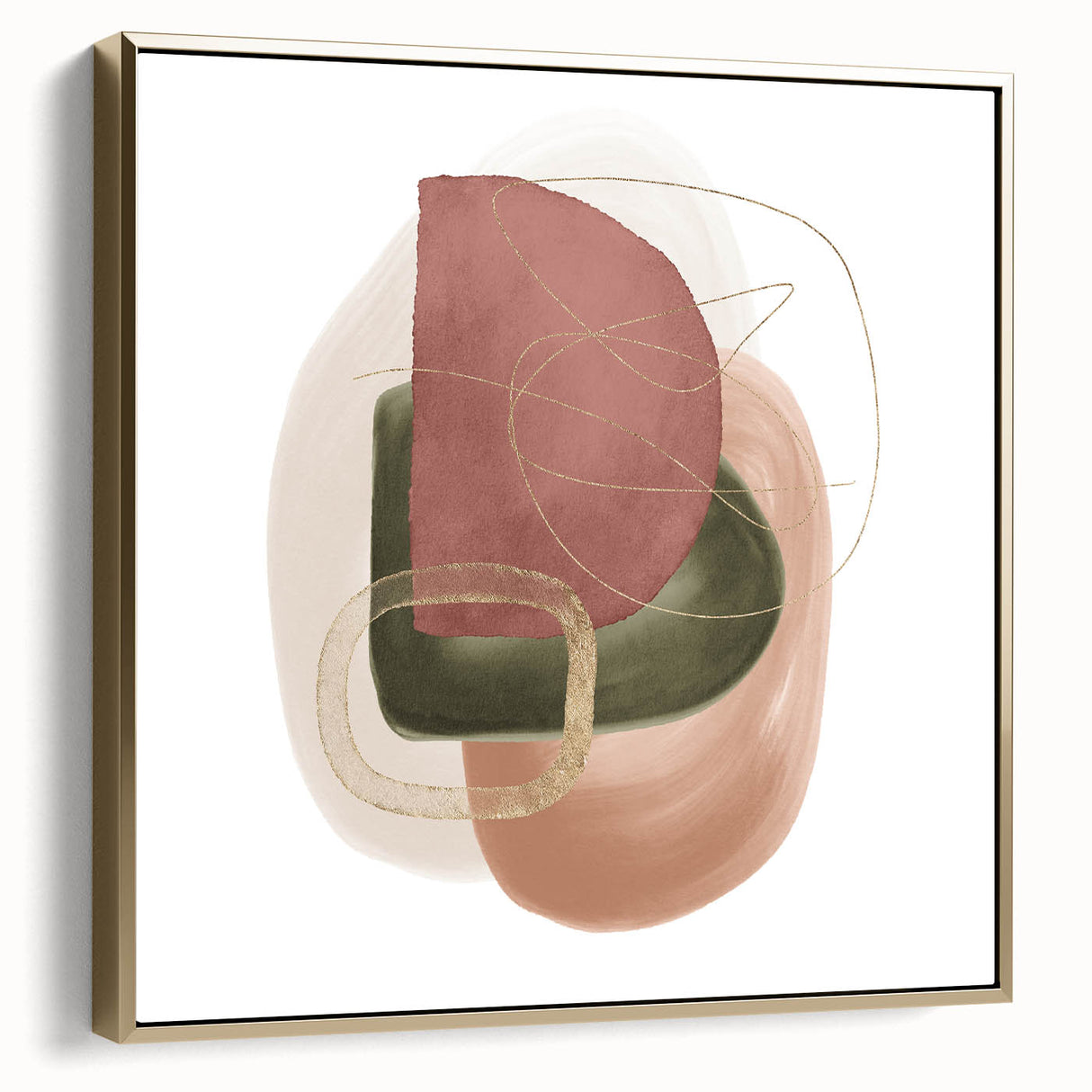 Geometric Minimalist Abstract Wall Art – Modern Geometric Decor