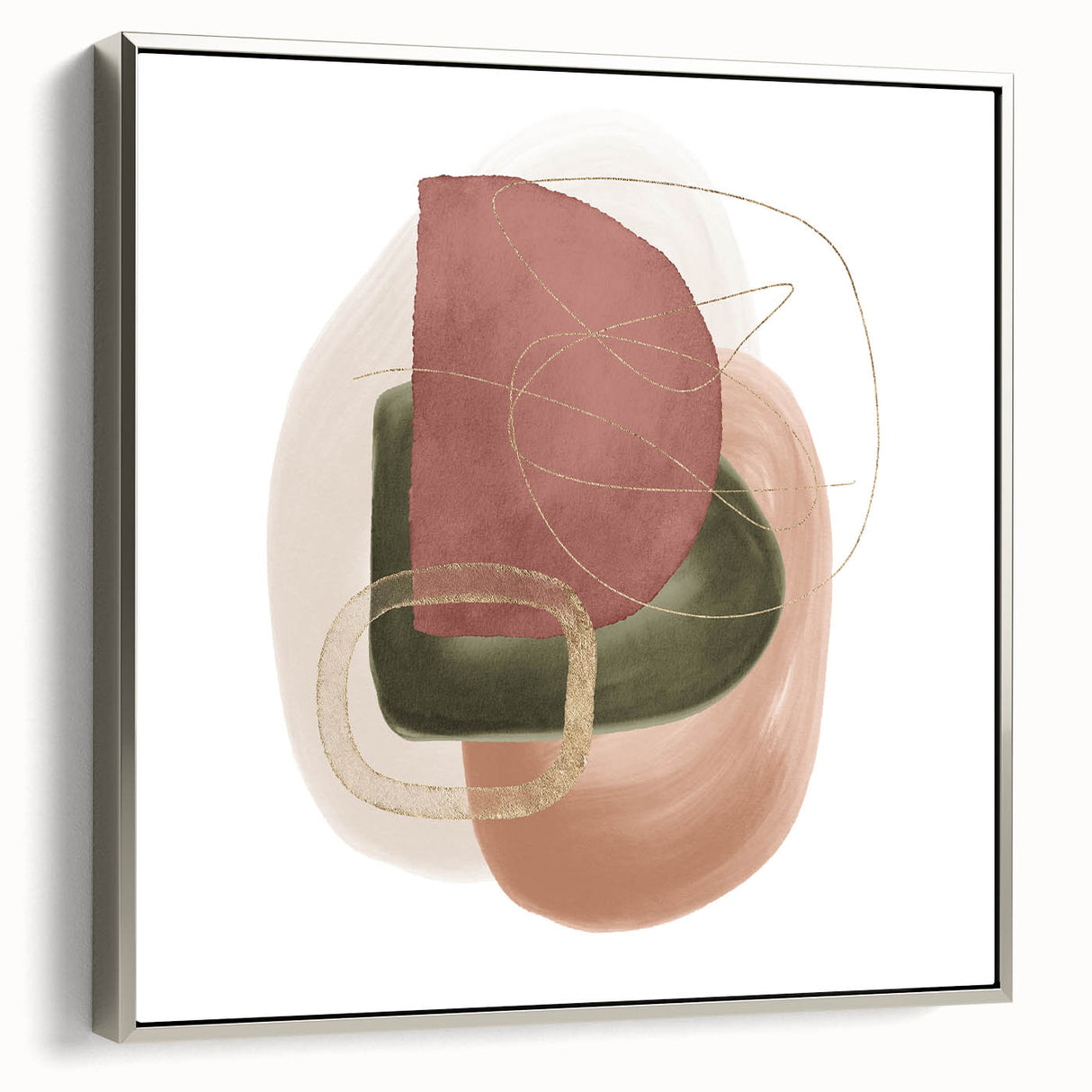 Geometric Minimalist Abstract Wall Art – Modern Geometric Decor