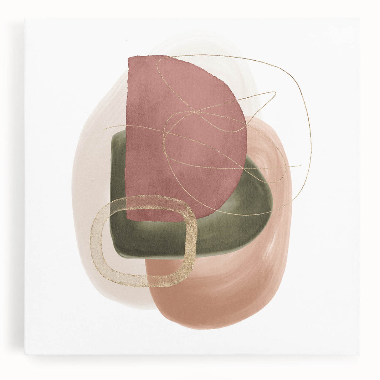 Geometric Minimalist Abstract Wall Art – Modern Geometric Decor
