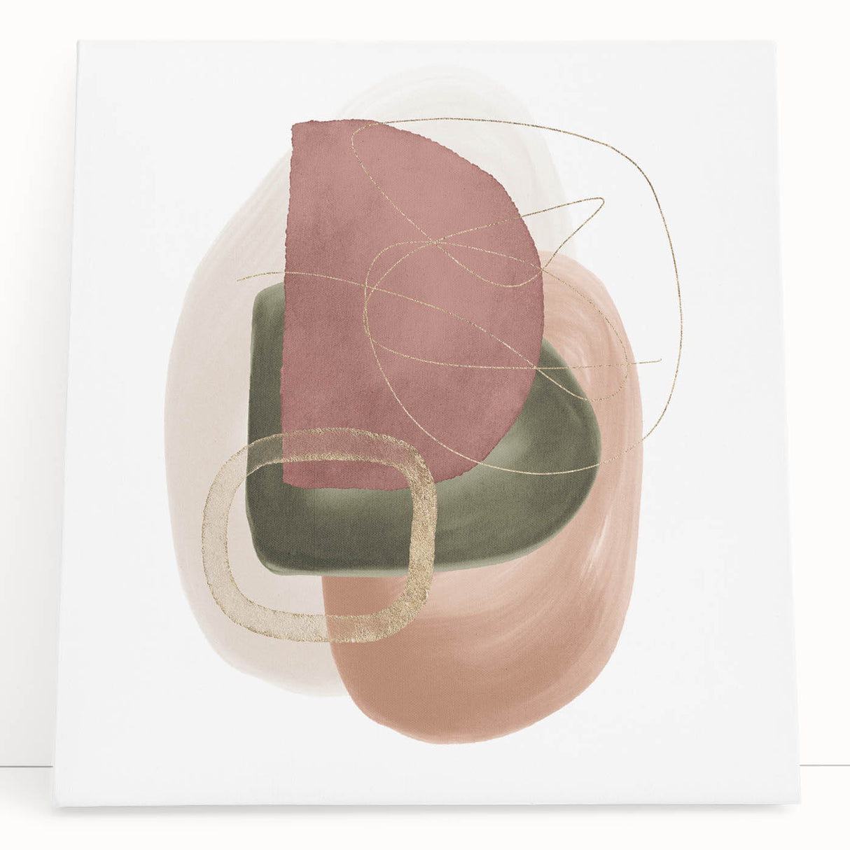 Geometric Minimalist Abstract Wall Art – Modern Geometric Decor