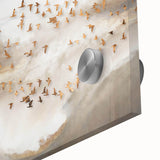 Abstract Canvas Wall Art – Serene Modern Painting in Beige & Gray