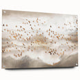Abstract Canvas Wall Art – Serene Modern Painting in Beige & Gray