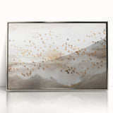 Abstract Canvas Wall Art – Serene Modern Painting in Beige & Gray