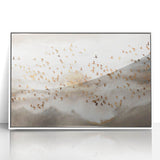 Abstract Canvas Wall Art – Serene Modern Painting in Beige & Gray