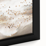 Abstract Canvas Wall Art – Serene Modern Painting in Beige & Gray