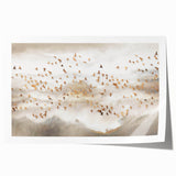 Abstract Canvas Wall Art – Serene Modern Painting in Beige & Gray