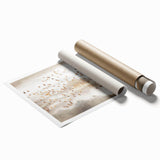 Abstract Canvas Wall Art – Serene Modern Painting in Beige & Gray