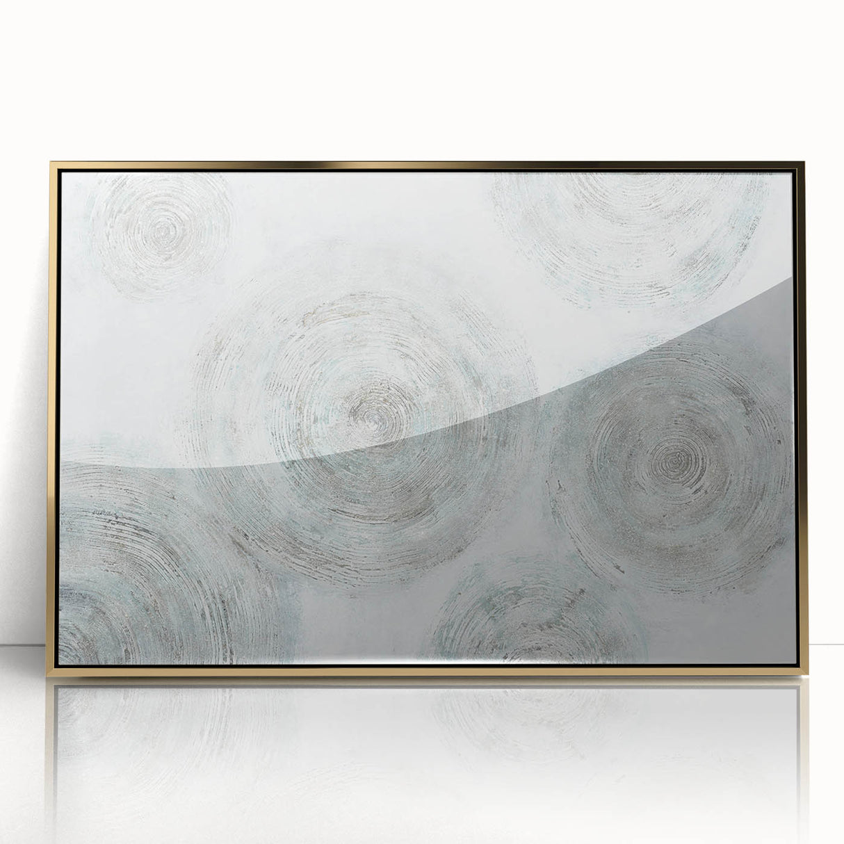 Zen Garden Wall Art – Minimalist Abstract Circular Design