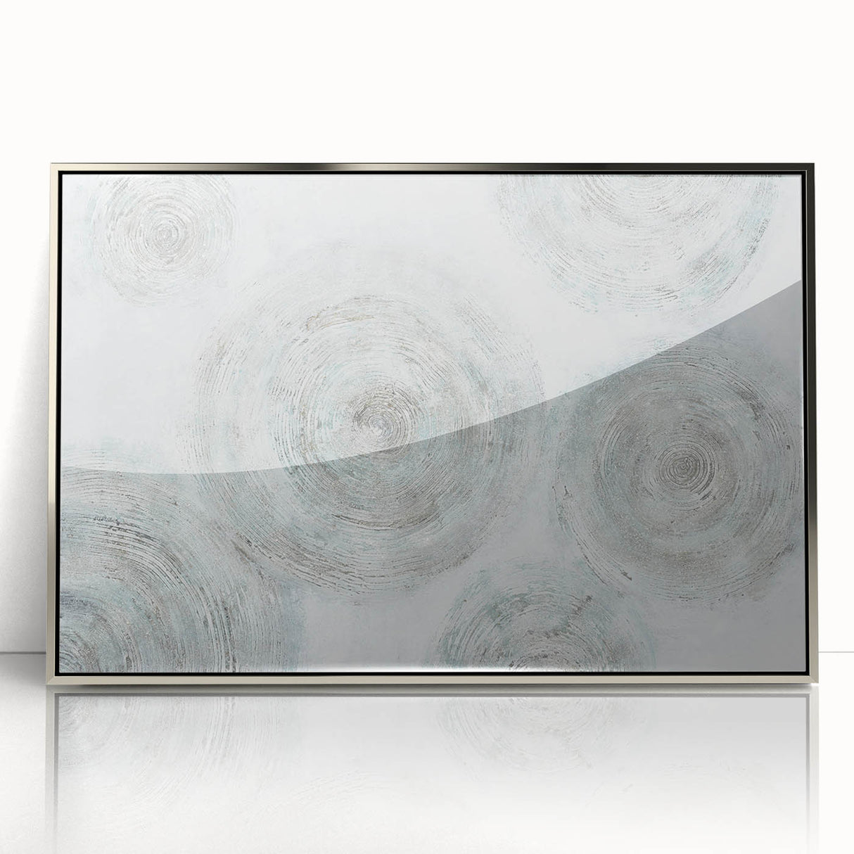 Zen Garden Wall Art – Minimalist Abstract Circular Design