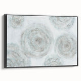 Zen Garden Wall Art – Minimalist Abstract Circular Design