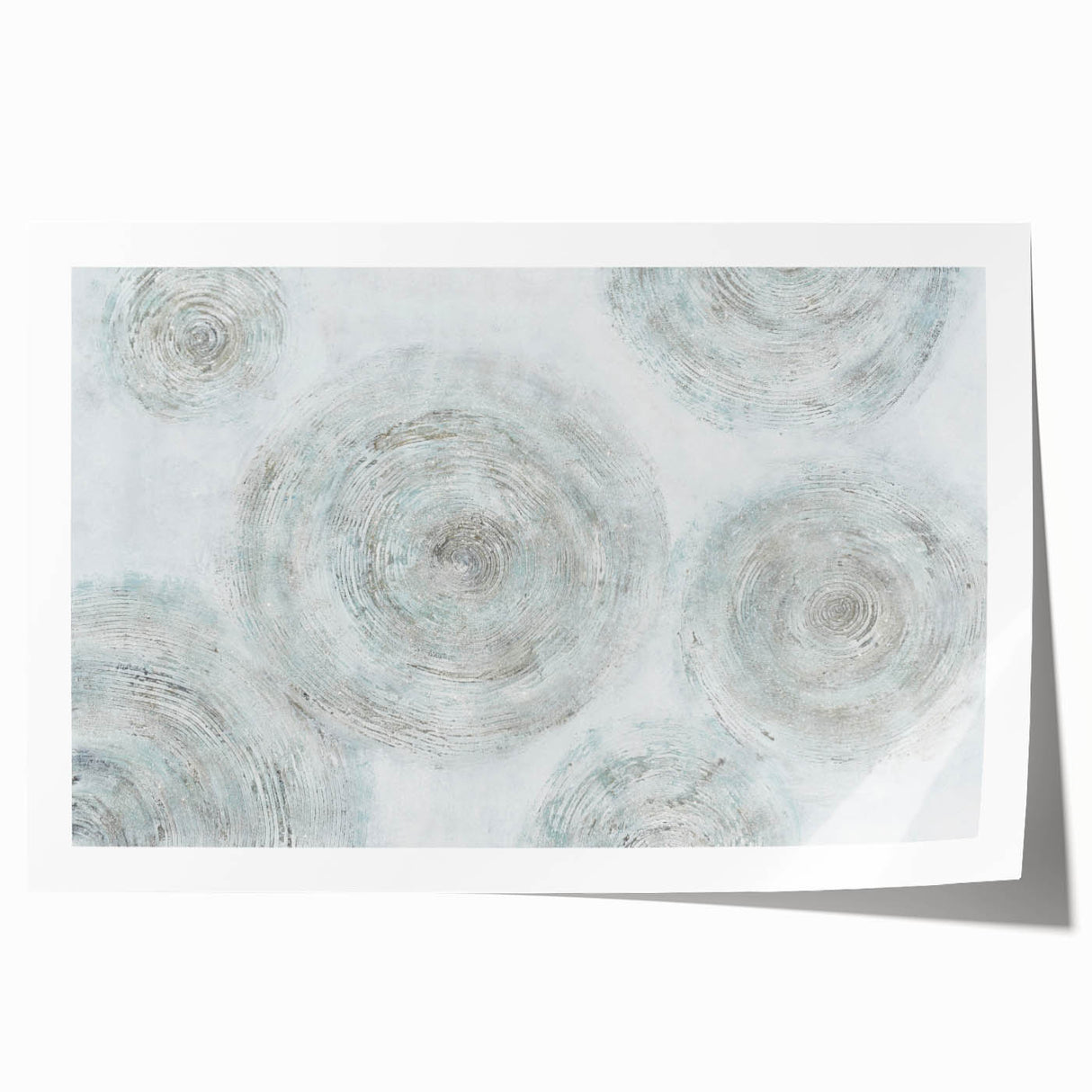Zen Garden Wall Art – Minimalist Abstract Circular Design