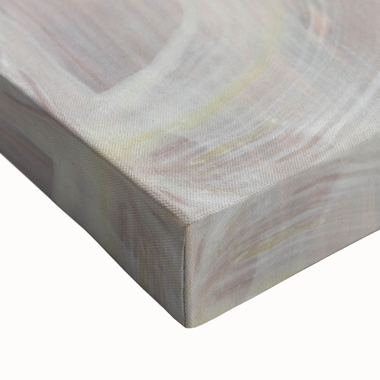 Timeless Textures Abstract Wall Art – Soft Beige and White Swirls