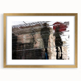 Vibrant Cityscape Canvas Prints – Rainy Reflection Urban Art