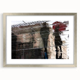 Vibrant Cityscape Canvas Prints – Rainy Reflection Urban Art