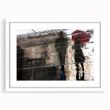 Vibrant Cityscape Canvas Prints – Rainy Reflection Urban Art