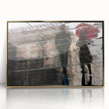 Vibrant Cityscape Canvas Prints – Rainy Reflection Urban Art