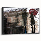 Vibrant Cityscape Canvas Prints – Rainy Reflection Urban Art