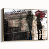 Vibrant Cityscape Canvas Prints – Rainy Reflection Urban Art
