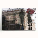 Vibrant Cityscape Canvas Prints – Rainy Reflection Urban Art