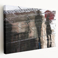 Vibrant Cityscape Canvas Prints – Rainy Reflection Urban Art