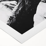 Bold Black and White Abstract Wall Art - Organic Expression Canvas