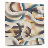 Ribbon Flow Elegance – Modern Abstract Canvas Prints for Interiors